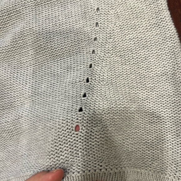 One Grey Day Blaine Sweater in light grey - Picture 7 of 10